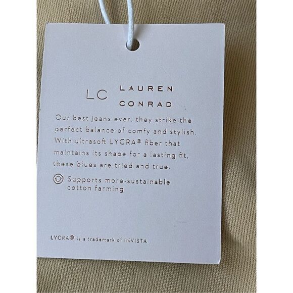 ❤️LC Lauren Conrad High Rise Jean Shorts NWT - Picture 3 of 6
